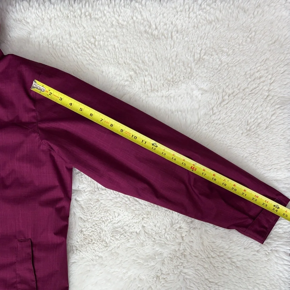 Columbia Maroon Hooded Jacket - Picture 15 of 17